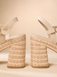 Dakotta Twisted Platform Heel Detail 3 - TULLABEE