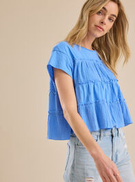 Rebecca Tiered Babydoll Top Detail 3 - TULLABEE