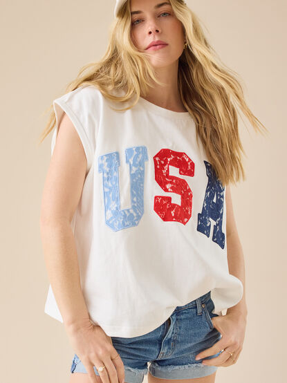 All American Oversized Tee - TULLABEE