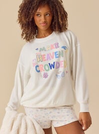 Make Heaven Crowded Lounge Top Detail 2 - TULLABEE