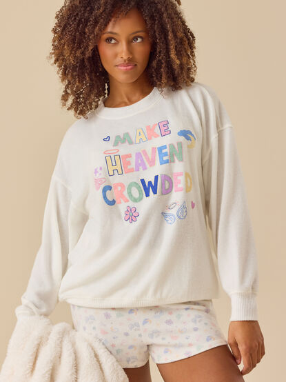 Make Heaven Crowded Lounge Top - TULLABEE