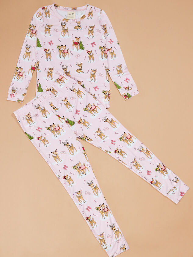Rosy Reindeer Lounge Set - TULLABEE