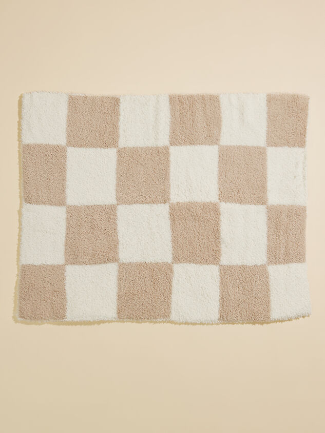 Checkered Plush Lovey Detail 2 - TULLABEE