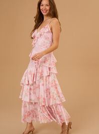 Shannon Floral Maxi Dress Detail 2 - TULLABEE