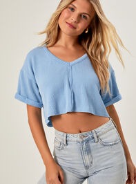 Alessia Ribbed Top - TULLABEE