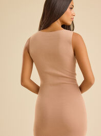 Gillian Sweater Mini Dress Detail 5 - TULLABEE