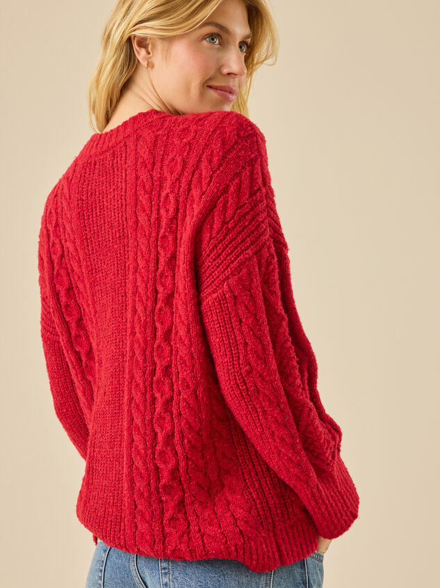 Kassidy Oversized Crew Neck Detail 4 - TULLABEE