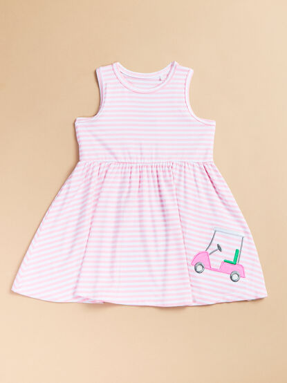 Ready To Golf Polo Toddler Dress - TULLABEE