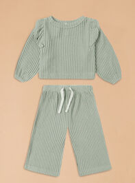 Raleigh Top and Pants Set by Quincy Mae - TULLABEE