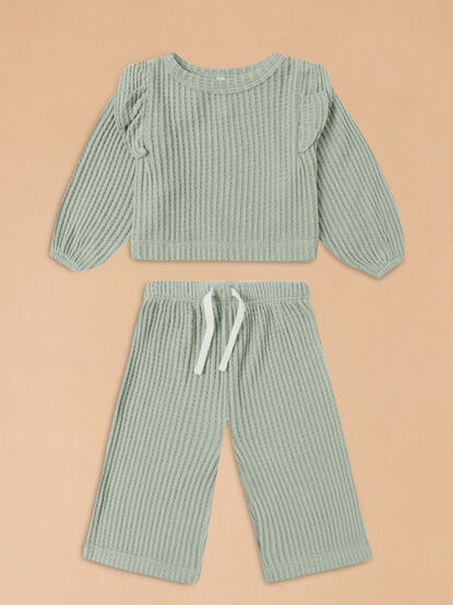 Raleigh Top and Pants Set by Quincy Mae - TULLABEE