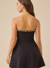 Londyn Strapless Mini Dress Detail 3 - TULLABEE