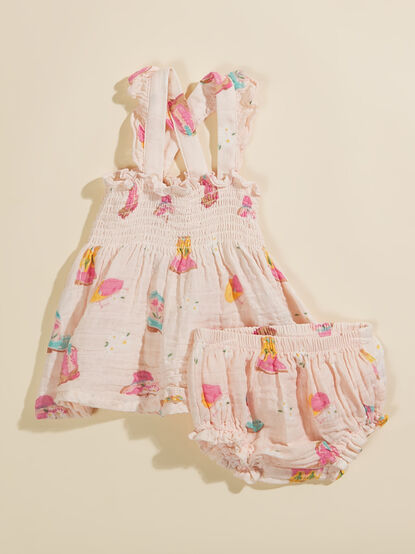 Coastal Cowgirl Dress and Bloomer Set - TULLABEE
