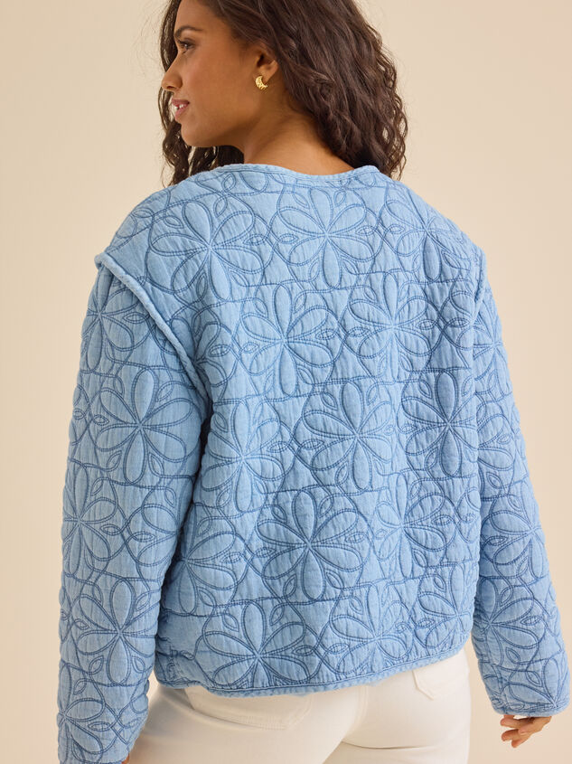 Jane Quilted Jacket Detail 3 - TULLABEE