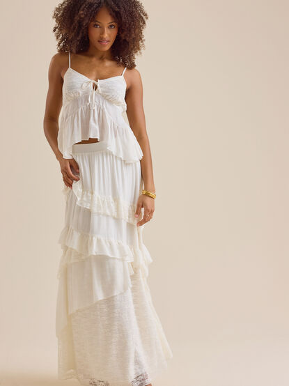 Evangeline Lace Tank Top - TULLABEE