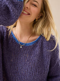Stokely Knit Oversized Sweater Detail 2 - TULLABEE