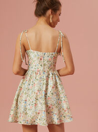 Jordyn Floral Mini Dress Detail 5 - TULLABEE