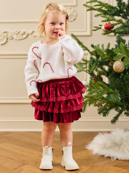 Candy Cane Cozy Sweater - TULLABEE