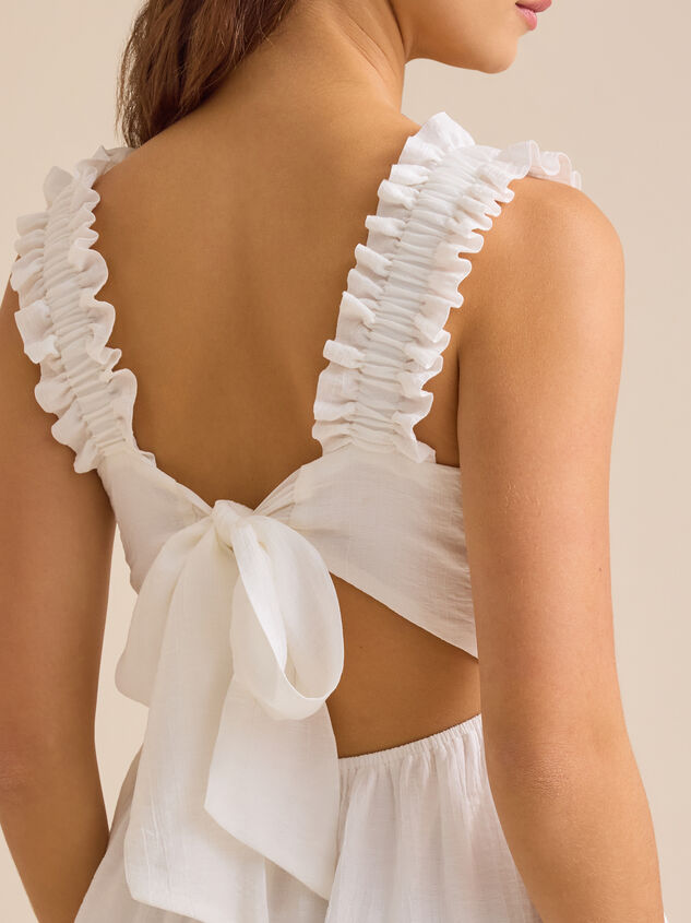 Kira Tiered Mini Dress Detail 4 - TULLABEE