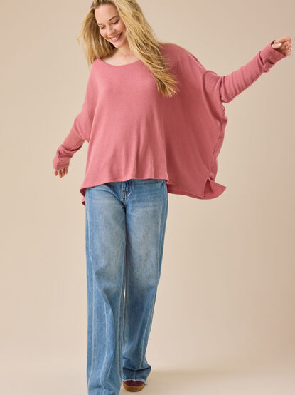 Tracie Waffle Knit Tunic - TULLABEE