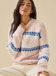 Maya Snowflake Chenille Sweater - TULLABEE