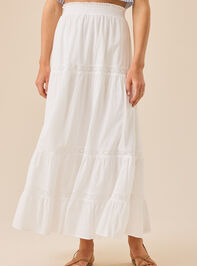 Kait Lace Midi Skirt Detail 3 - TULLABEE
