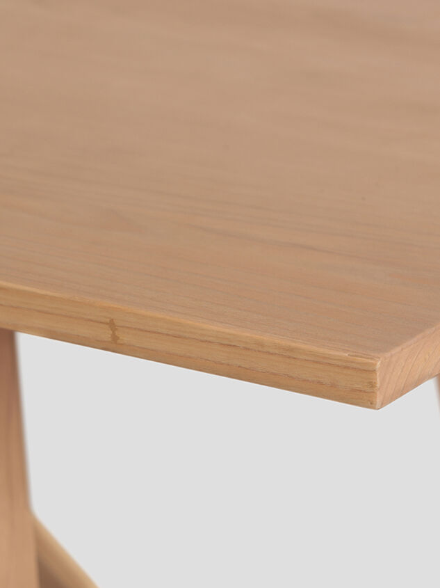 Rose Wood Rectangular Dining Table Detail 6 - TULLABEE