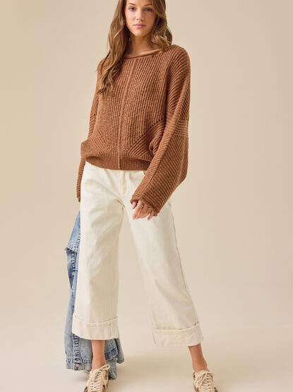 Savannah Dolman Sweater - TULLABEE