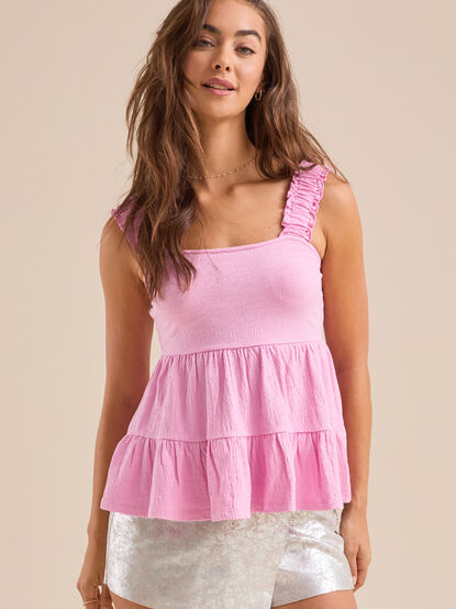 Kelly Tiered Tank Top - TULLABEE