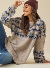 Ellen Oversized Wool Sweater - TULLABEE