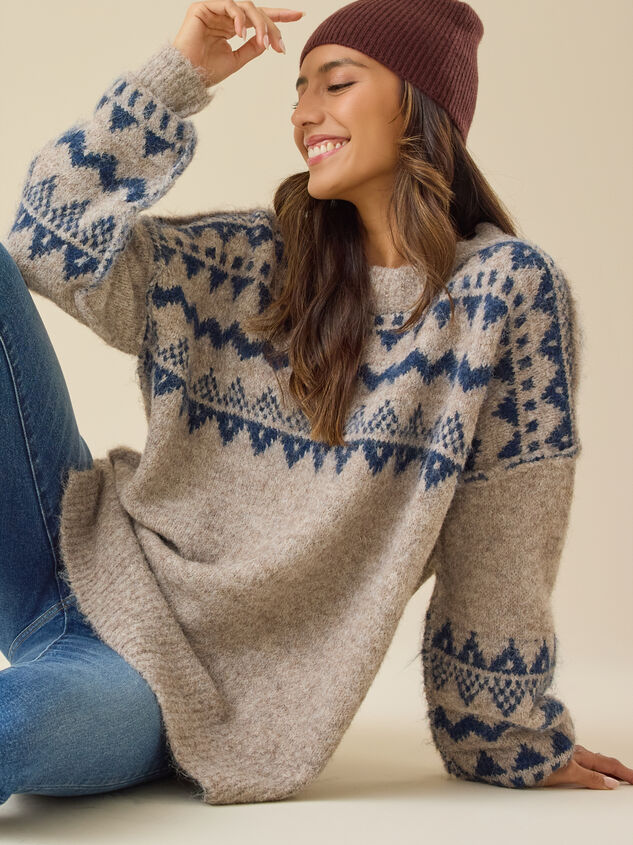 Ellen Oversized Wool Sweater - TULLABEE