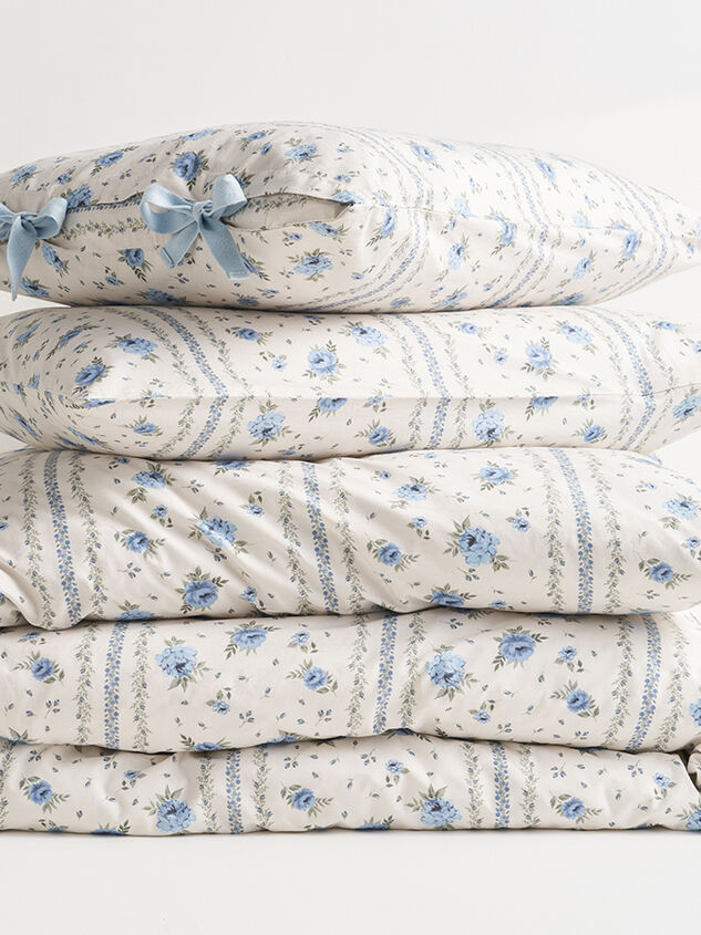 Aurora Cotton Duvet Cover Detail 3 - TULLABEE
