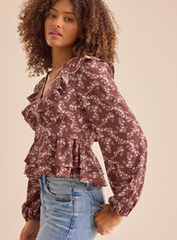 Joan Floral Babydoll Top Detail 4 - TULLABEE