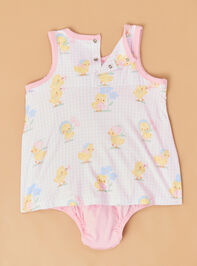 Posie Ducklings Bodysuit Dress Detail 3 - TULLABEE