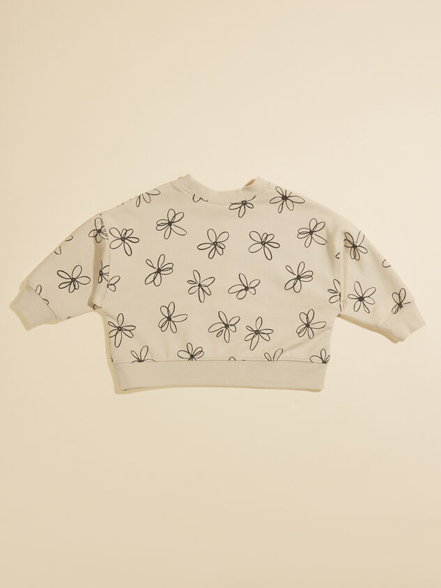 Everly Floral Sweatshirt by Rylee + Cru Detail 2 - TULLABEE