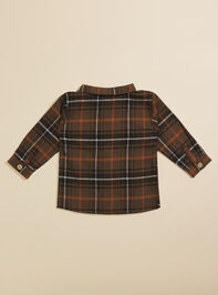 Ed Plaid Baby Shacket Detail 3 - TULLABEE