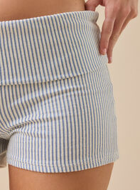 Skye Knit Foldover Short Detail 2 - TULLABEE