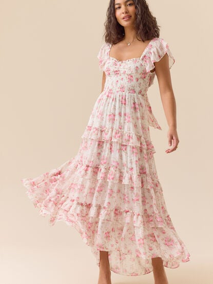 Korah Floral Maxi Dress - TULLABEE