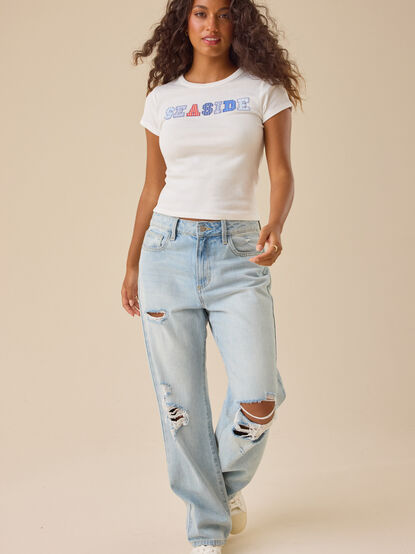 Seaside Patchwork Baby Tee - TULLABEE