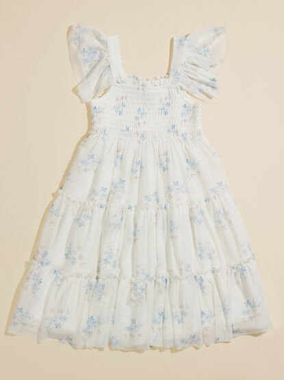 Karli Floral Smocked Toddler Dress - TULLABEE