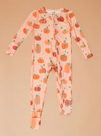 Sweet Pumpkins Sleeper Detail 2 - TULLABEE