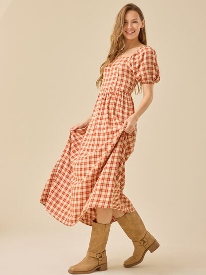Heidi Plaid Mama Dress - TULLABEE