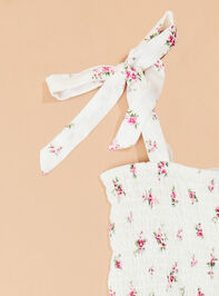 Levana Blossom Mini Dress Detail 3 - TULLABEE