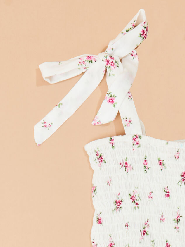Levana Blossom Mini Dress Detail 3 - TULLABEE