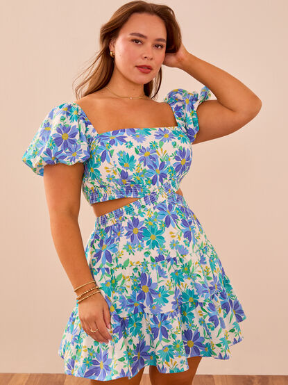 Coco Floral Mini Dress - TULLABEE