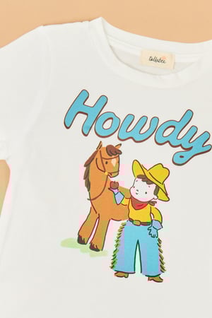 Howdy Cowboy Graphic Tee - Altar'd State - 