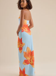Ariana Floral Maxi Dress Detail 4 - TULLABEE