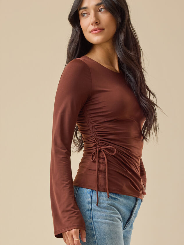 Judie Cinched Top Detail 4 - TULLABEE