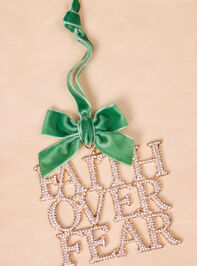 Faith Over Fear Ornament Detail 2 - TULLABEE