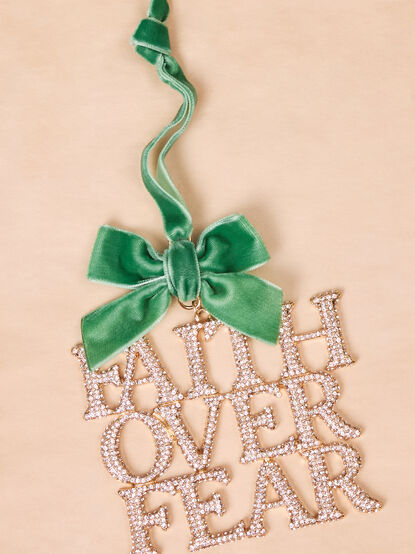 Faith Over Fear Ornament - TULLABEE