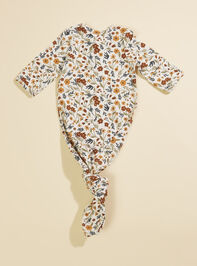 Hazel Harvest Floral Knot Gown Detail 2 - TULLABEE
